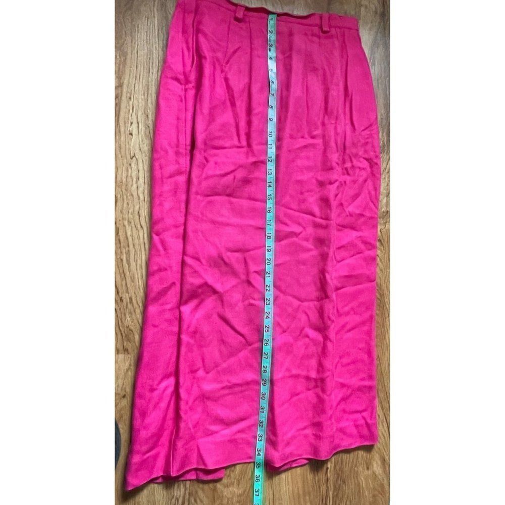 Vintage Sharon Young Sportswear long bright pink skirt 6 womens - Picture 5 of 10